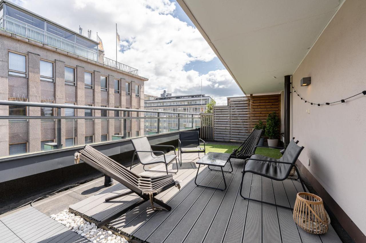 "Penthouse" - Renovated 1Br Apt With Sauna & 60M2 Private Terrace, Hosted By 2Ndhomes Tampere Exterior photo